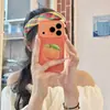 Capa 3D de frutas fresca e estilosa adequada para iPhone 17 PRO MAX, iPhone 16 janela de visualização com ampliação instantânea capa protetora