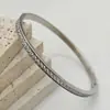 Pulseira Transfronteiriça de Aço Titânio para Mulheres, Nicho de Luxo, Céu Estrelado, Cheia de Diamantes, Não Desbota, Pulseira Exquisita Estilo Ins Atacado