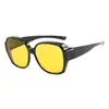 Óculos de Sol Femininos da Moda com Armação Grande e Lentes Multifuncionais para Miopia e Proteção Solar - Novo Estilo 2026