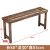 Estante para flores ensanchado anticorrosión madera protección solar capa única suculentas una capa de pie exterior balcón almacenamiento madera maciza exterior