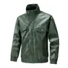 (H6798-Jaqueta de Couro Transfronteiriça) Jaqueta de Couro Americana Masculina Primavera e Outono Nova Marca de Moda Bonita High-End Lazer