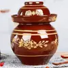 Pote de Vegetais em Conserva de Sichuan, Pote Pequeno de Cerâmica para Conservas Domésticas, Pote Grande para Conservas, Pote Espessado para Vegetais Salgados
