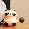 Taza de té de panda, taza de cerámica, taza de café creativa con separación de té, regalo de oficina y negocios, logotipo grabado