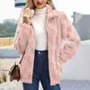 Otoño e Invierno Nuevo Cardigan para Mujer de Comercio Exterior Transfronterizo Europeo y Americano con Cremallera Cuello Alto Holgado Jacquard Cuadrado a Cuadros Chaqueta de Felpa