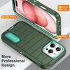 Funda de teléfono Amazon a prueba de tres impactos, serie Apple Air, diseño de cobertura total con un soporte invisible, 3 en 1, adecuada para iPhone 18