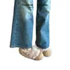 Versión de Cuero Suave~Pantuflas Peludas de Suela Gruesa para Mujer, Pantuflas de Algodón Perezosas sin Talón, Zapatos Retro de Felpa con Punta Cerrada Estilo Birkenstock