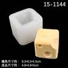 Molde de silicona para queso de simulación de tamaño grande y pequeño, cuadrado, redondo, para aromaterapia, creativo, para velas, molde para comida
