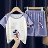 Pijama de Verano para Niños Ropa Infantil Pijama de Bebé 2024 Niñas Nuevo Dibujos Animados Manga Corta Fina Ropa de Casa para Niñas Lote