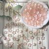 Atacado 10mm Estéreo Flor de Cerejeira Esmaltada Furo Médio Flor Pequena diy Grampo de Cabelo Artesanal Material para Penteado