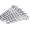 En stock, se envía inmediatamente, Tornillos Autorroscantes con Cabeza Hexagonal y Arandela Integrada de Acero Inoxidable 410, M4.2-M6.3, Tornillos Autorroscantes Estampados