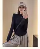 Nova Roupa de Proteção Solar Respirável de Seda Gelada para Mulheres, Jaqueta Fina de Manga Curta Slim Fit com Gola Alta para Esportes ao Ar Livre, Refrescante e de Secagem Rápida para Yoga