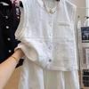 Conjunto de Moda y Tendencia para Reducir la Edad en Mujeres, Chaleco sin Mangas de Verano Talla Grande, Conjunto Casual de Dos Piezas con Shorts