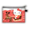 Nuevo Monedero Grande de Navidad de Hello Kitty para Niños, Bolso de Mano con Asa Larga de Gran Capacidad para Cosméticos, Lindo Bolso Cruzado
