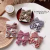 Cinta de Tela de Espiga Lazo para el Cabello Accesorios para el Cabello Pinza Lateral diy Material Hecho a Mano Artístico JK Cuadros Cinta