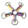 Venta al por mayor de fábrica clip de cola de siete colores para bolsa, clip de cola de cinta para teléfono móvil, accesorios de bordado de fieltro, clip de cola colgante, calidad eléctrica colgante