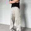 Directo del fabricante: Moda callejera americana cleanfit pierna recta corte holgado que alarga la figura verano ligero versátil casual pantalones cargo
