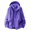 Chaqueta de Montañismo a Prueba de Viento e Impermeable para Pareja con Relleno Desmontable (Forro polar) Forro, Tres en Uno 0.05kg Juego de Piezas