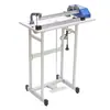 Máquina Selladora Inteligente de Paso Verde Libélula 400 Operada por Pedal para Bolsas de Papel Kraft de 8 mm, Bolsas de Alimentos, Bolsas de Plástico, Sellado de Film Termoencogible