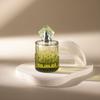 Carving Avanzado de Bambú 100ML Botella de Vidrio Transparente para Perfume Embotellado Pulverizador Cilíndrico para Perfume Botellado a Presión