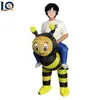 Disfraz Inflable de Pikachu de Halloween Transfronterizo Accesorios Divertidos para Escenario Fiesta Rendimiento Montar Abeja Disfraz Inflable
