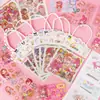 Manual del Estudiante Pegatinas de Personajes Guka DIY Pegatinas de Dibujos Animados Lindas para Niña Empaque de Mochila Set de Pegatinas de Dibujos Animados