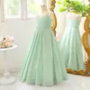 Vestido de fiesta elegante estilo francés transfronterizo para niñas, vestido de tirante irregular, elegante vestido de princesa, brillante vestido de noche