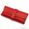 Estojo para óculos de unha única em estoque, em couro preto, bolsa para óculos portátil, caixa para armazenamento de óculos de sol, para impressão