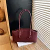Bolsa Tote Simples Tecida com Textura Transfronteiriça de Grande Capacidade para Mulheres Nova Bolsa Grande para Pendulares Bolsa de Ombro Portátil Feminina Bolsa da Moda