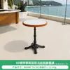 Silla de marco de aleación de aluminio minimalista moderna con respaldo de malla y juego de mesa de comedor de losa de roca, adecuado para restaurantes autoservicio de hotel y uso en exteriores
