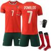 Uniforme de treino de futebol 2526 Portugal Home Jersey Uniforme de futebol terno nº 7 Ronaldo Seleção Nacional Uniforme de treino Cross Border