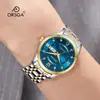 Reloj de Cuarzo ORSGA Moda Doble Calendario Diamante para Hombre Fábrica de Origen Comercio Exterior Transfronterizo Negocio en Vivo