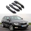 Aplicable a 09-15 Volkswagen Skoda SUPERB 3T4 3T5 cubierta de manija de puerta con patrón de fibra de carbono