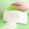 Raspador de Massa de Aço Inoxidável Espessado com Escala, Ferramenta de Cozinha para Assar, Gadget de Cozinha
