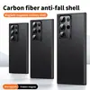 Para Samsung S24ULTRA Funda de Fibra de Carbono para Teléfono Móvil Resistente a Caídas Magnética Magsafe Funda Protectora de Kevlar S25
