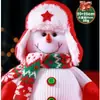Bolsa de Lã Tricotada Maçã Bolsa de Presente de Véspera de Natal Boneca de Pelúcia Desenho Animado Bolso Atacado