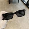 Gafas de Sol Rectangulares Estilo Urbano, Gafas de Sol de Una Sola Pieza para Envío Directo, Gafas Cat-Eye Hip-Hop, Nuevo Modelo 2026, Protección UV para Mujer