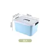 Caja de Almacenamiento de Plástico con Tapa Caja de Almacenamiento para Ropa Juguetes Organizador para Coche Gran Capacidad Caja de Almacenamiento Debajo de la Cama