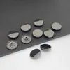 Botones Planos de Aleación de Zinc Fundición a Presión, Broches Redondos para Ropa, Accesorios de Ferretería, Broches sin Coser, Botones para Chaquetas de Plumas, Botones Metálicos