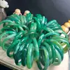 Pulsera completa de jade ágata verde natural, nueva pulsera de anillo de jade estilo chino, joyería protectora para mujer, venta al por mayor directa del fabricante