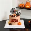 2026 Decoración para Pastel Feliz Halloween Diablito de Goma Blanda Calabaza Adornos de Tela Decoración Noche de Carnaval de Halloween Horneado