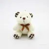 Peluche de oso de peluche con pajarita, colgante de muñeco de oso, regalo de boda, en stock, venta al por mayor, transfronterizo
