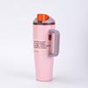 Amazon Taza de Viaje para Coche con Asa de 40 oz Termo de Acero Inoxidable 304 Gran Capacidad Portátil Conservación del Frío Taza de Hielo Transfronteriza