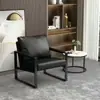 Cadeira de Negociação Estilo Nórdico Sala de Estar Casa Escritório Ferro Forjado Sofá Preguiçoso Reclinável Cadeira de Luxo Leve Sofá Individual