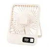 Ventilador mini plegable transfronterizo, ventilador recargable por USB, ventilador eléctrico portátil de escritorio para exteriores, venta al por mayor