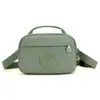 Bolsa Feminina Impermeável de Tecido Oxford de Nylon Bolsa de Ombro Bolsa para Mãe de Meia-Idade Bolsa Transversal Bolsa Casual de Tecido para Sogra Mochila para Passeio