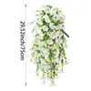 Amazon Cross-Border Ipomeia Artificial Eucalipto Flor Trombeta Videira Pendurada na Parede Jardim Pátio Flor Artificial Videira Decorativa