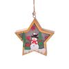 Natal Nova decoração LED luminoso pingente da árvore de Natal Papai Noel boneco de neve noite luz luz pingente decoração pingente