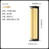Lámpara de pared para exteriores, impermeable, solar, para patio, exterior, columna de pared, tira larga, estilo chino, nueva lámpara de entrada, villa, balcón