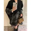 Chal de Hoja de Ginkgo Retro de Gama Alta para Mujer en Otoño e Invierno, Capa de Viaje Estilo Étnico, Bufanda Cálida, Chal con Abertura
