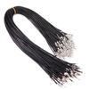 Accesorios de joyería, collar de bricolaje, cuerda, hebilla de langosta, cuerda de cuero, hilo de cera de Corea del Sur, collar, cuerda de cuero negro, colgante, cordón colgante